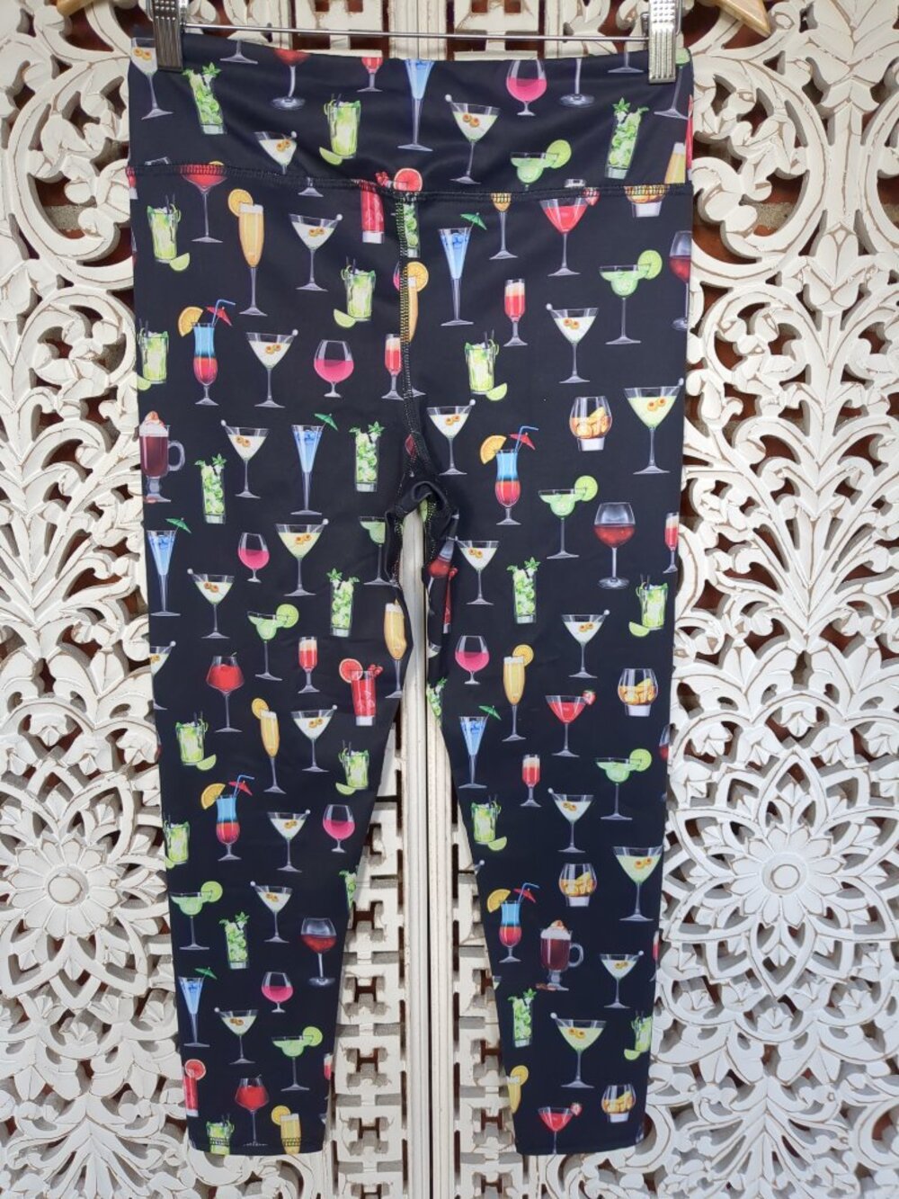 L Leggings Let's Have Some Cocktails - Picture 3 of 7